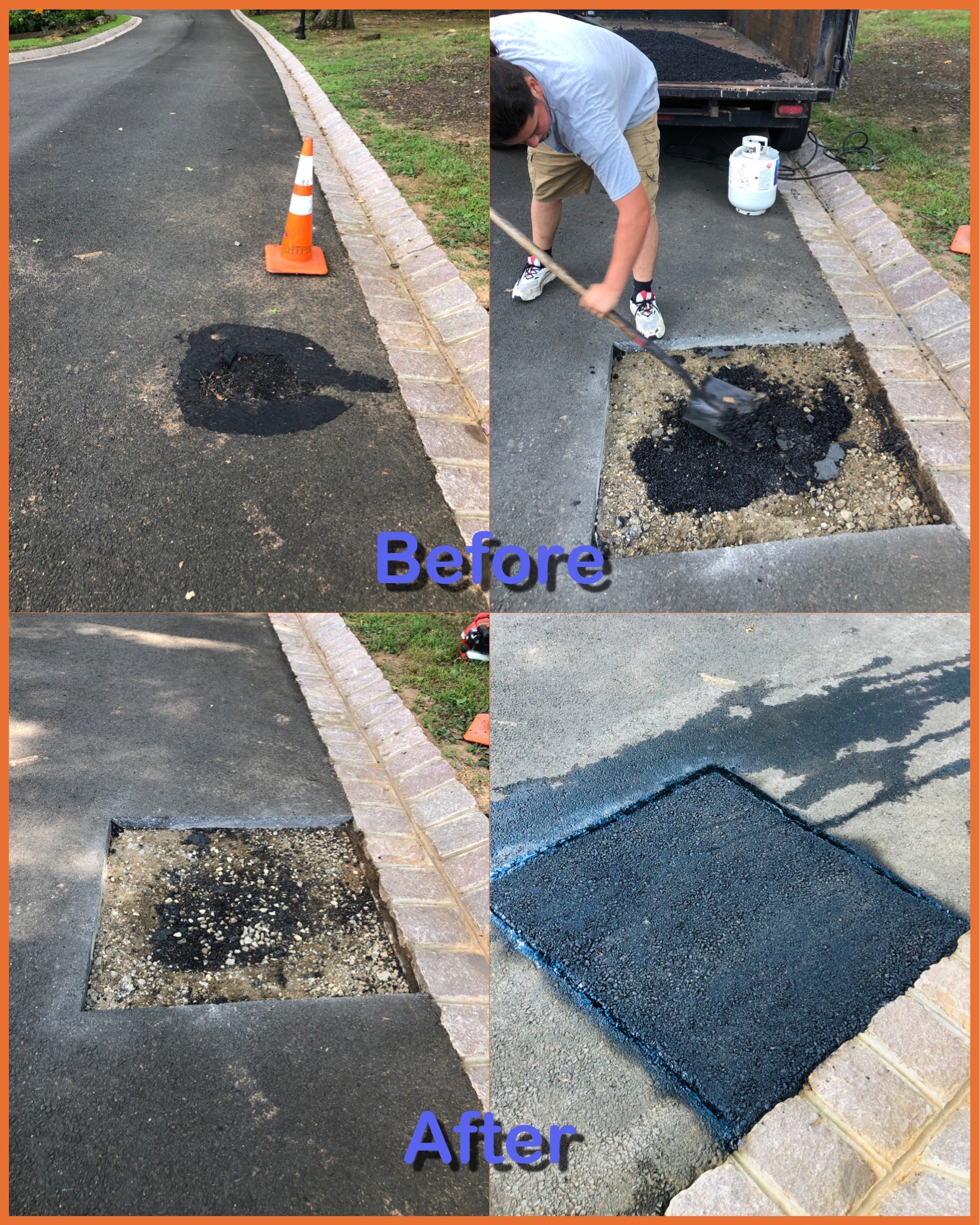 ASPHALT DRIVEWAY REPAIR , ATLANTIC HIGHLANDS NJ  08/31/22